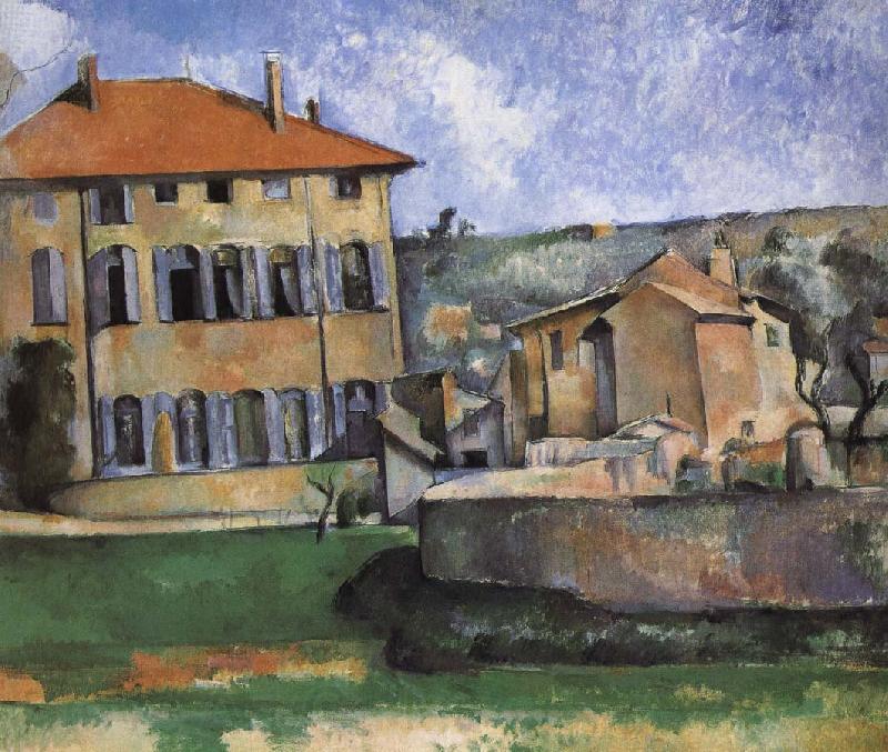 Paul Cezanne farms and housing Spain oil painting art